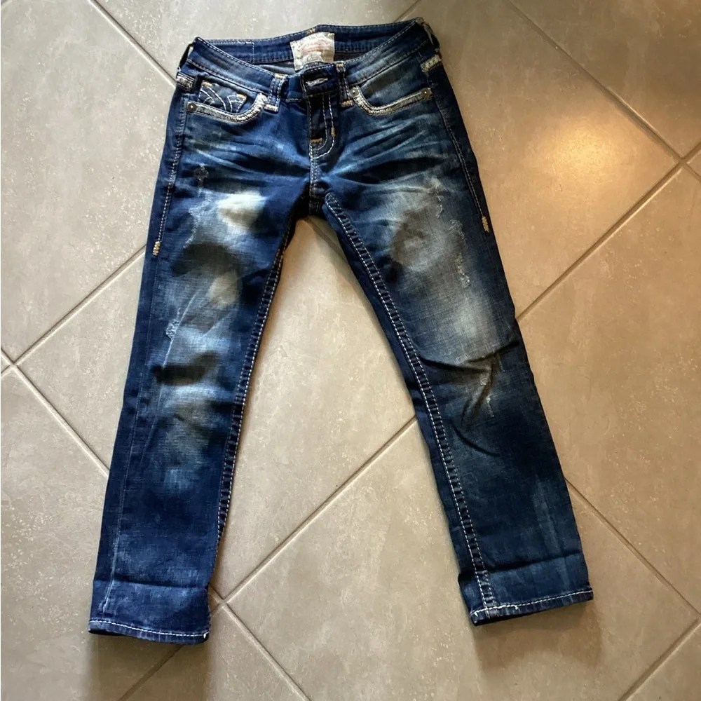 Big Star Dark Blue Ankle Jeans - Picture 6 of 6
